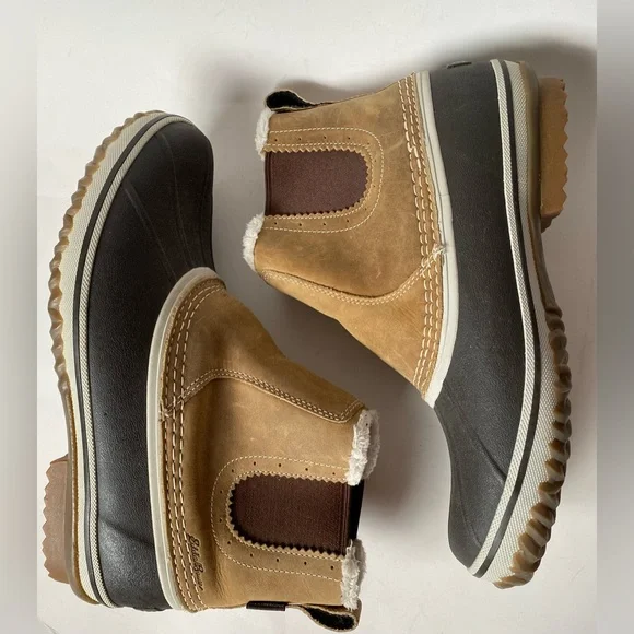 Eddie Bauer Hunt PAC Slip on Boots Wheat Tan Brown Size 10 Duck Waterproof - Picture 8 of 15